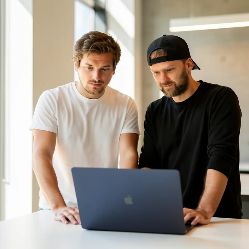Tom und Benjamin, Gründer von PIZ AI, KI-Beratung für KMU